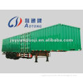 Cargo box semi trailer with side open